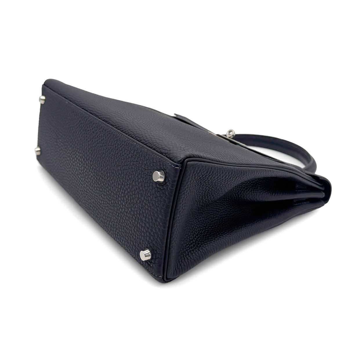 HERMES KELLY 32 RETOURNE BLEU NUIT TOGO HAND SHOULDER BAG □G SHW 90266715