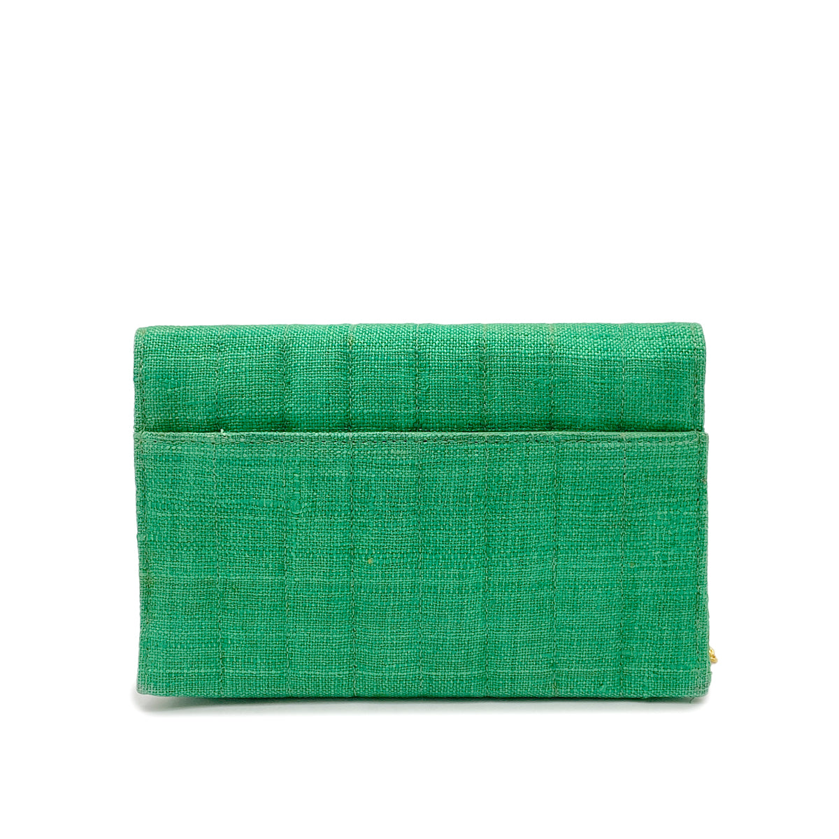 CHANEL VINTAGE MADEMOISELLE CHAIN SHOULDER BAG GREEN 90266717