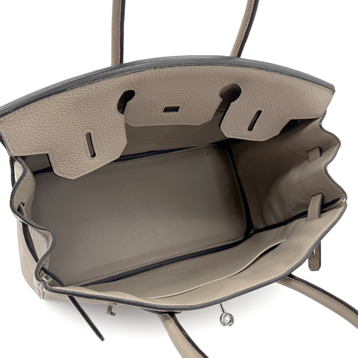 HERMES BIRKIN 30 GRIS ASPHALTE TOGO HAND BAG C SHW 90267390