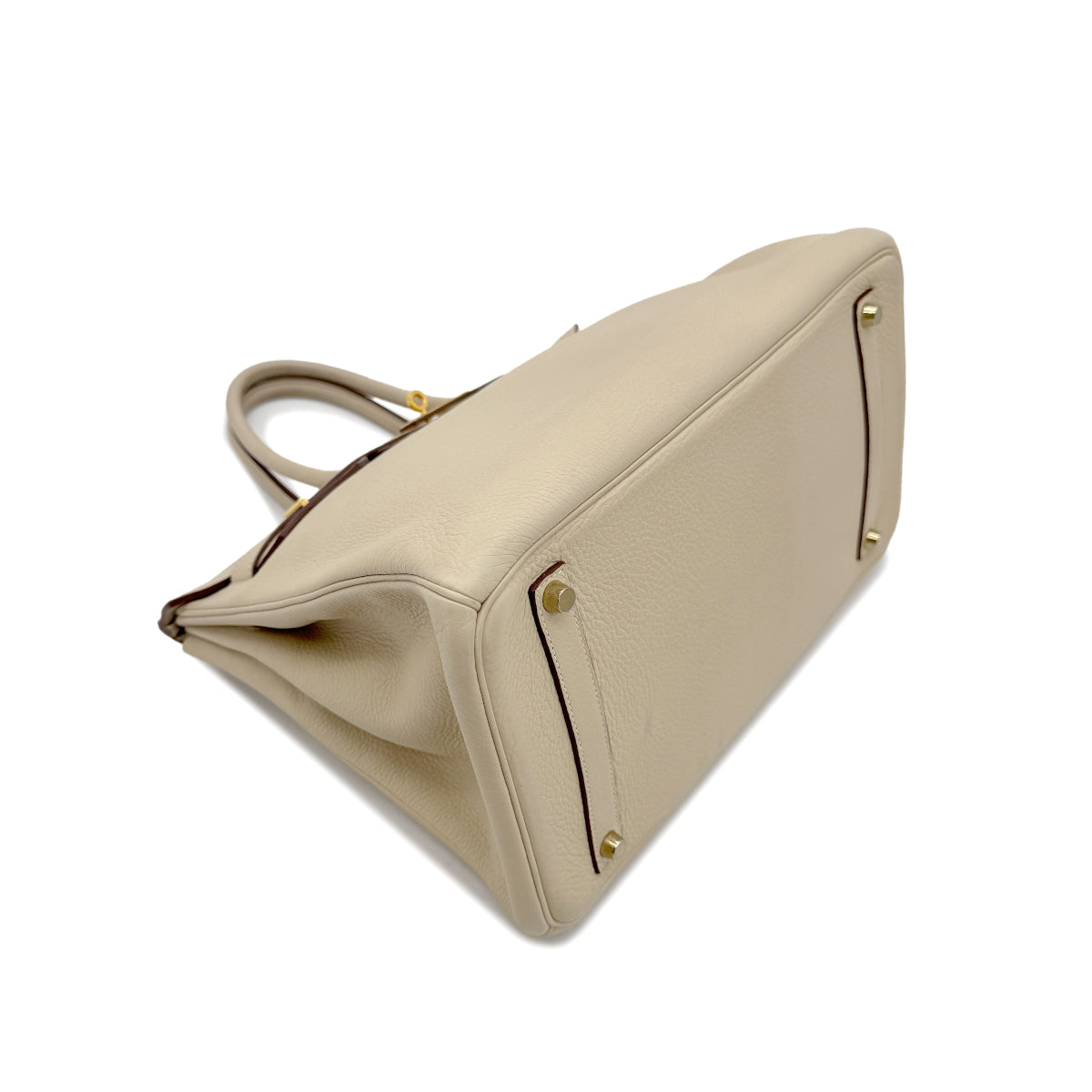 HERMES BIRKIN 35 PARCHEMIN TAURILLON CLEMENCE HAND BAG □M GHW 90267402