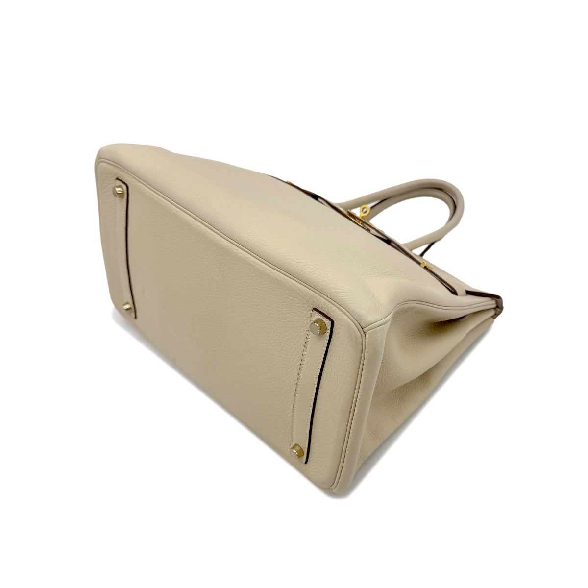 HERMES BIRKIN 35 PARCHEMIN TAURILLON CLEMENCE HAND BAG □M GHW 90267402