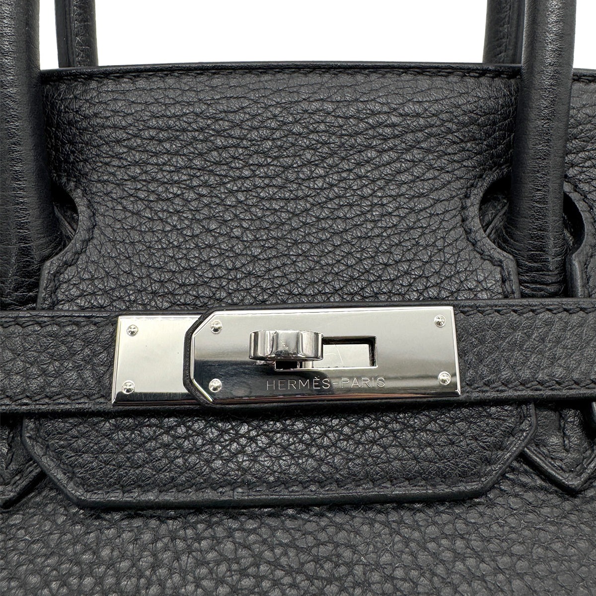 HERMES BIRKIN 30 BLACK TOGO HAND BAG □N SHW 90267403