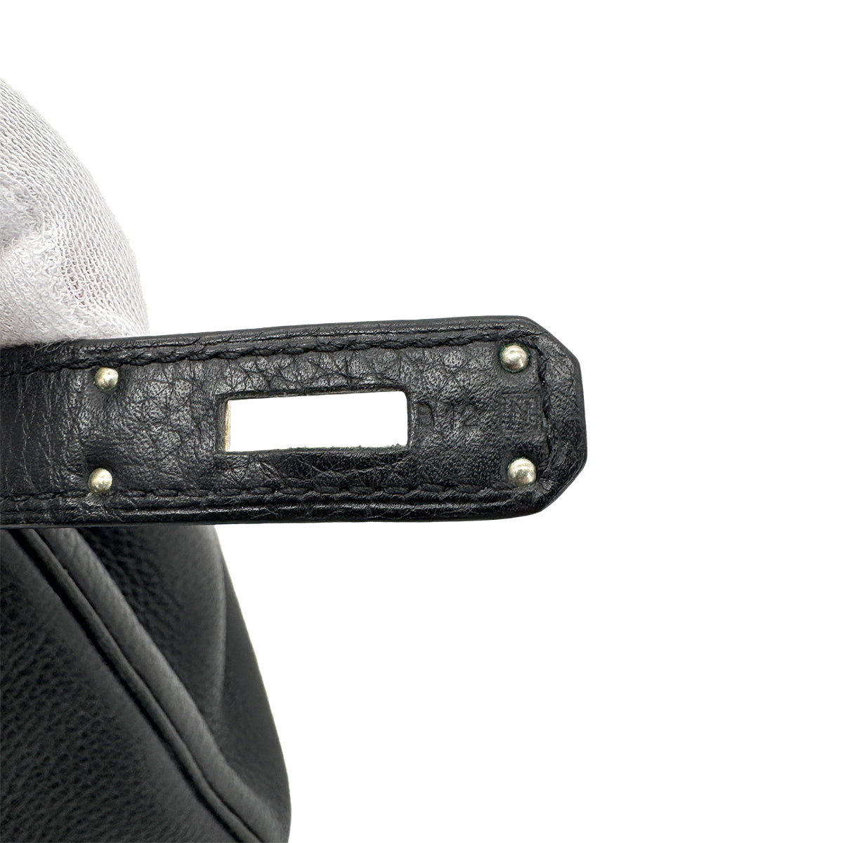 HERMES BIRKIN 30 BLACK TOGO HAND BAG □N SHW 90267403