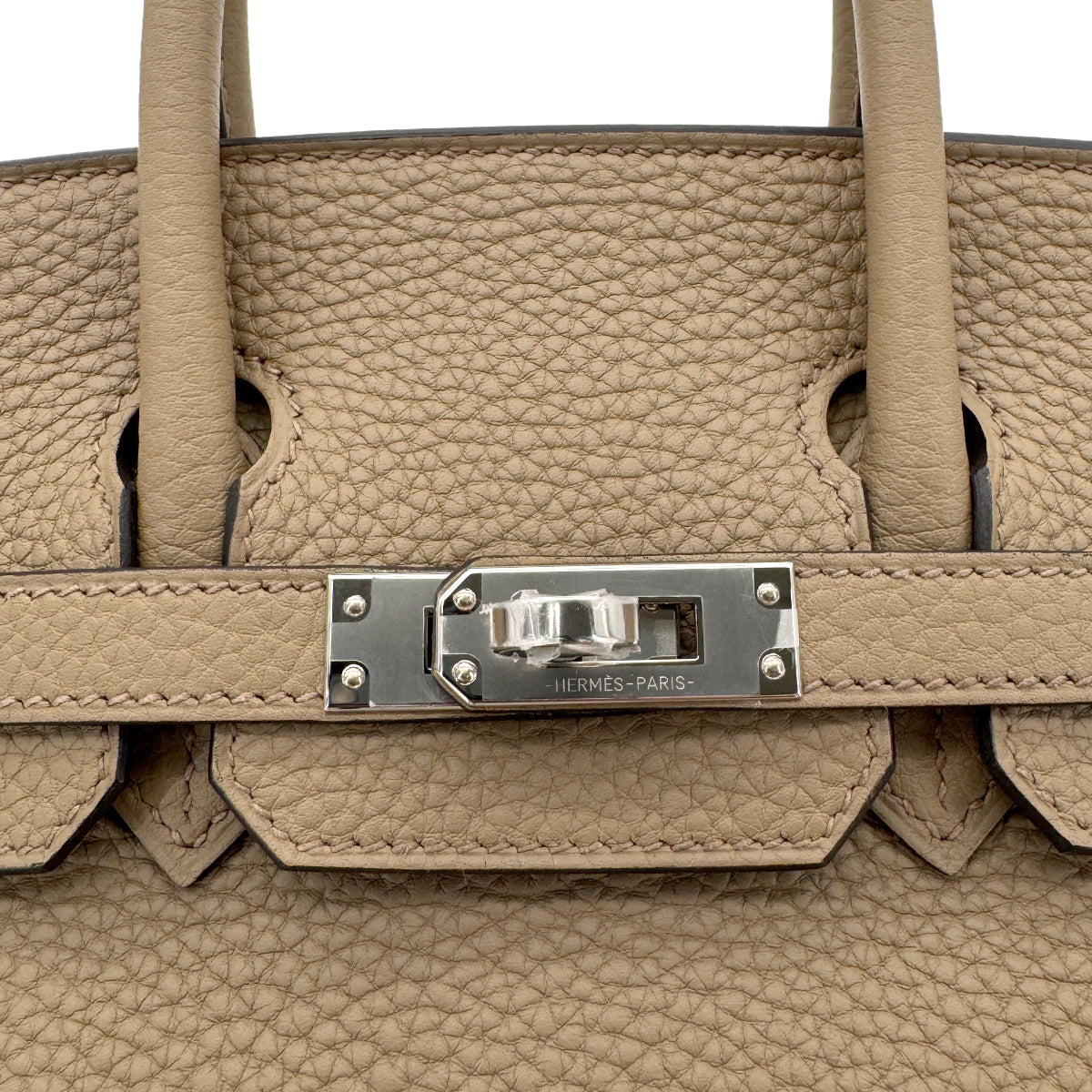 HERMES BIRKIN 25 BEIGE MARFA TOGO HAND BAG B SHW 90267404