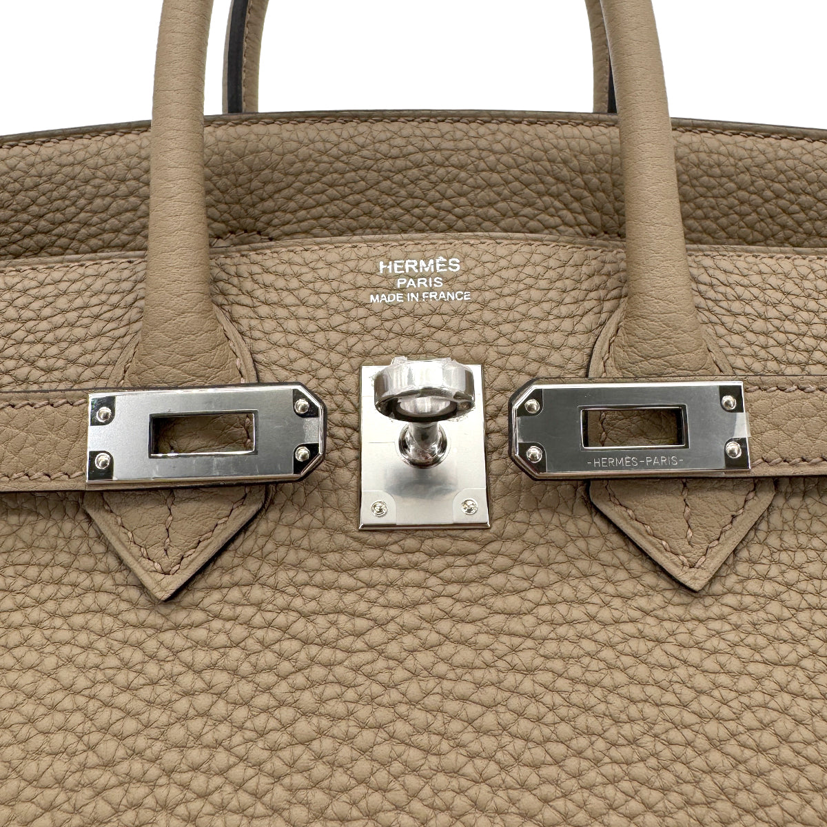 HERMES BIRKIN 25 BEIGE MARFA TOGO HAND BAG B SHW 90267404