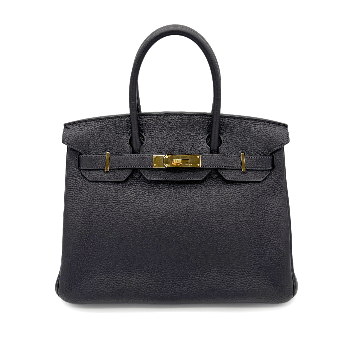 HERMES BIRKIN 30 PRUNOIR TAURILLON CLEMENCE HAND BAG T GHW 90267407