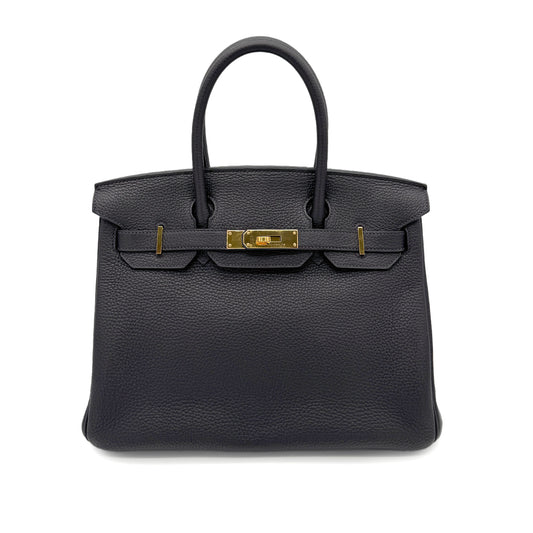 HERMES BIRKIN 30 PRUNOIR TAURILLON CLEMENCE HAND BAG T GHW 90267407