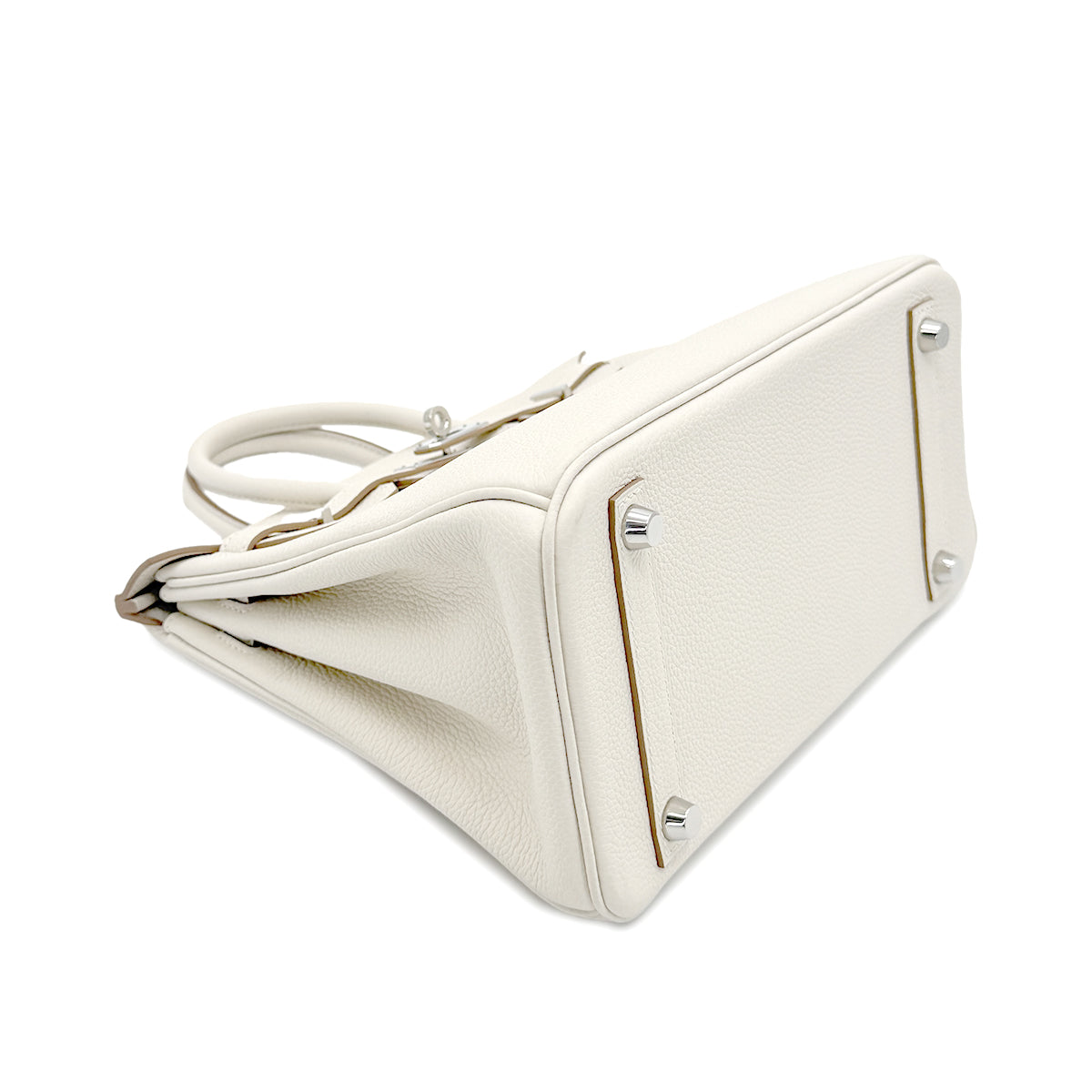 HERMES BIRKIN 25 CRAIE TAURILLON CLEMENCE HAND BAG Y SHW 90267429