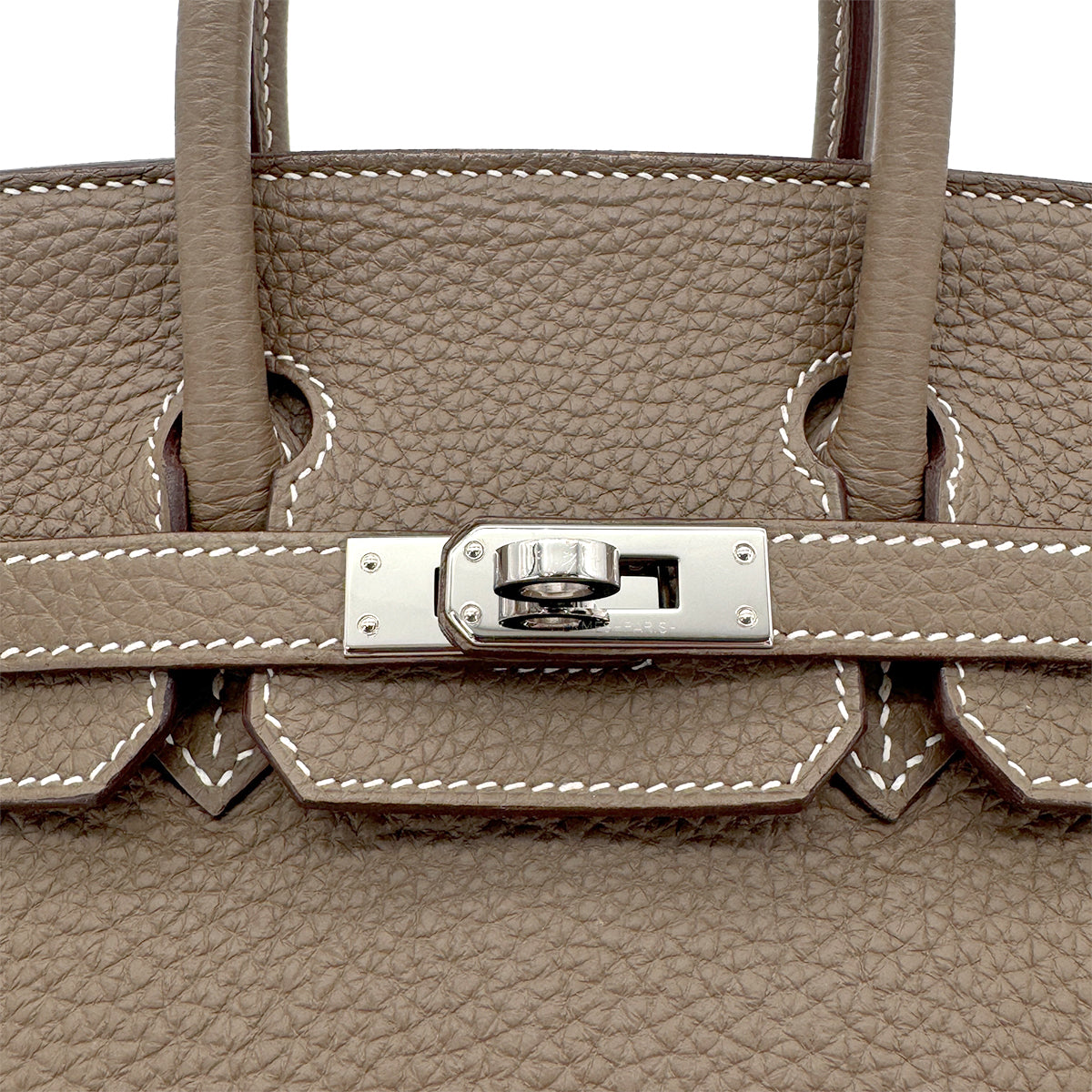 HERMES BIRKIN 25 ETOUPE TOGO HAND BAG Y SHW 90267431