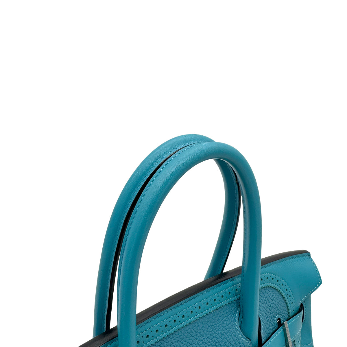 HERMES BIRKIN 30 GHILLIES TURQUOISE TOGO SWIFT HAND BAG X SHW 90267453