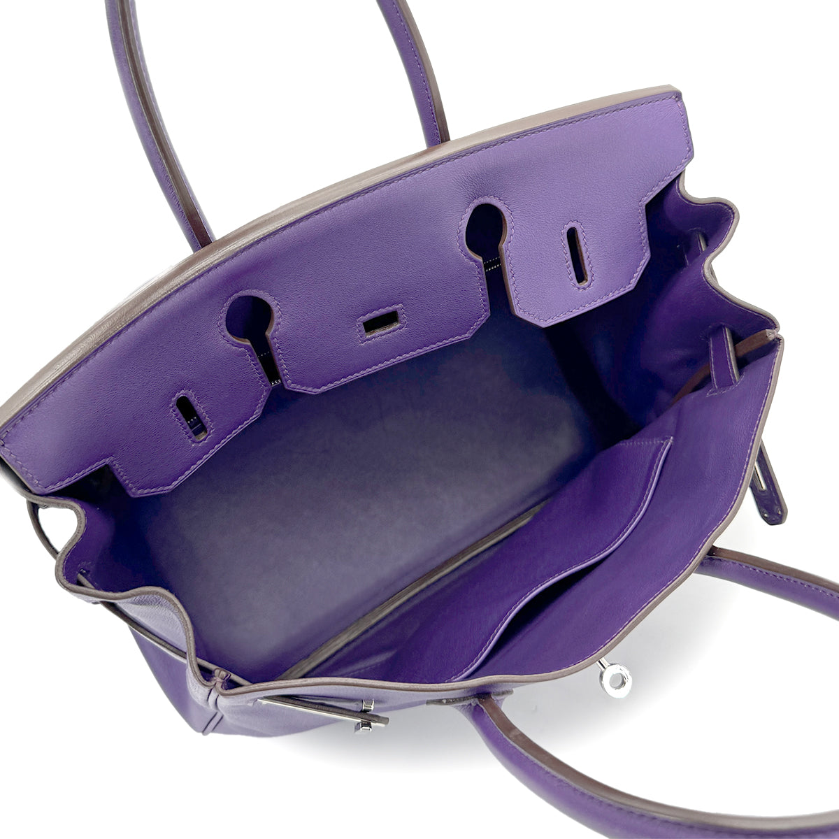 HERMES BIRKIN 30 IRIS VEAU GULLIVER HAND BAG □N GHW 90267455