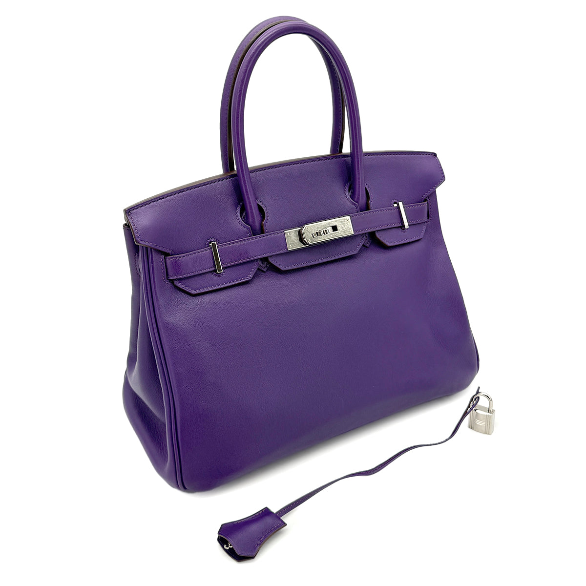 HERMES BIRKIN 30 IRIS VEAU GULLIVER HAND BAG □N GHW 90267455