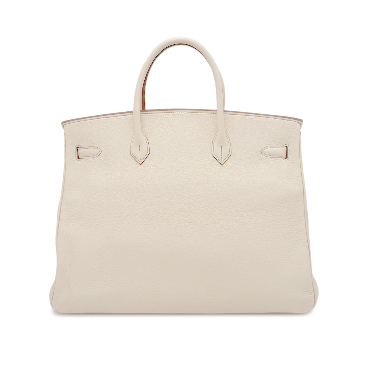 HERMES BIRKIN 40 PARCHEMIN TAURILLON CLEMENCE HAND BAG □E GHW 90267473