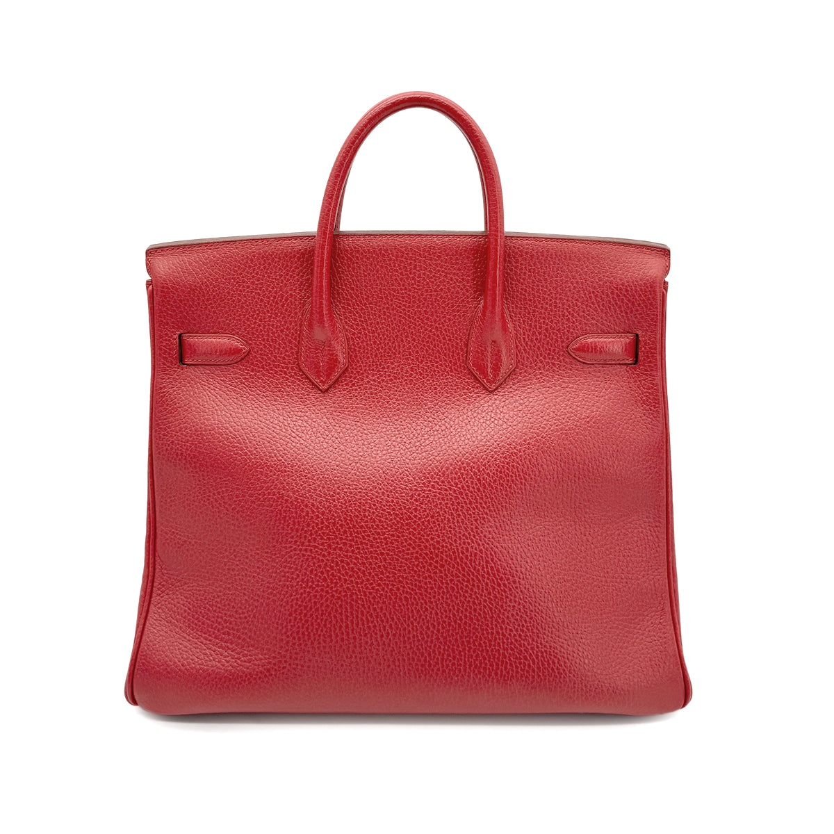 HERMES HAUT A COURROIES 32 ROUGE VIF ARDENNES HAND BAG 〇Y GHW 90267752