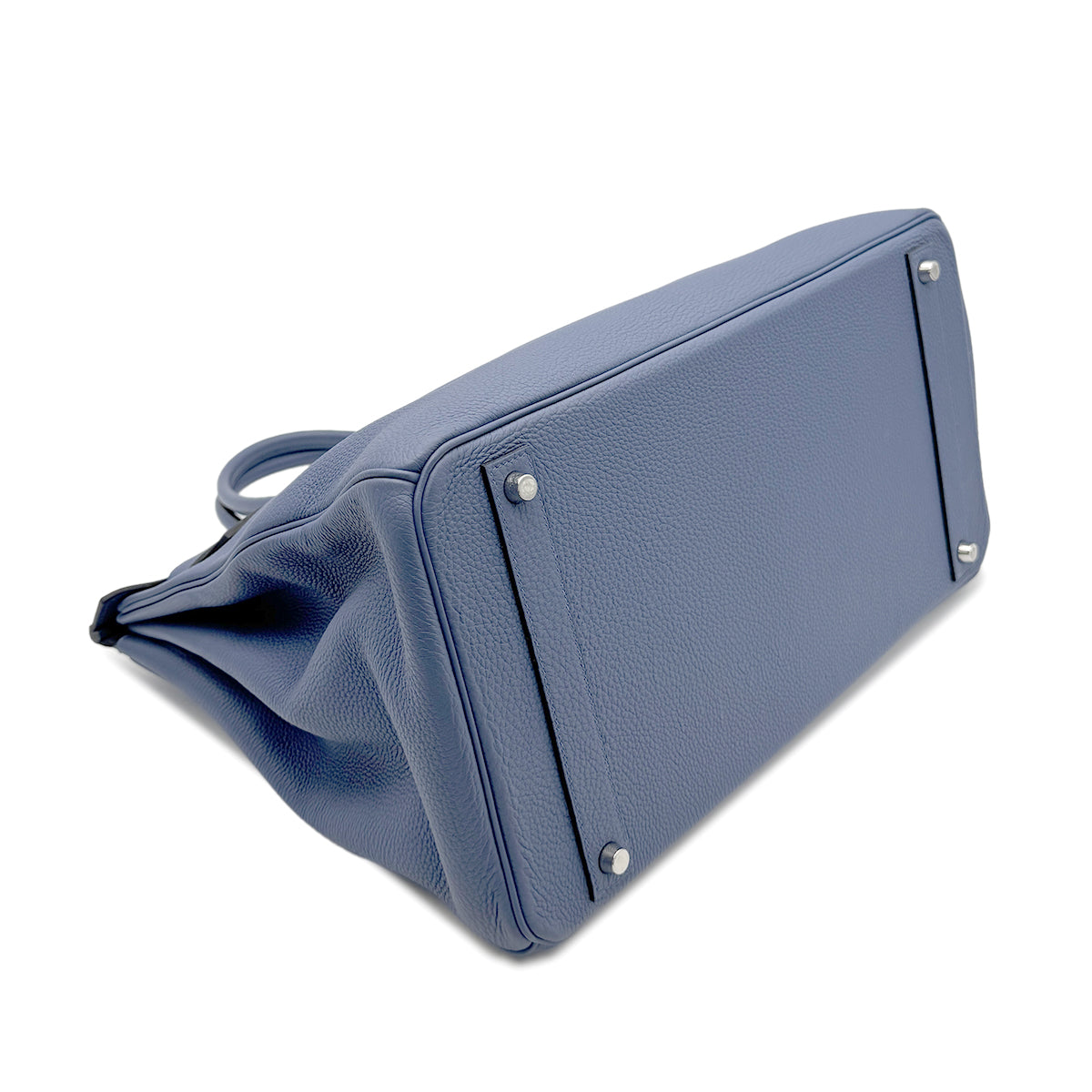 HERMES BIRKIN 40 BLUE BRIGHTON TOGO HAND BAG C SHW 90267756