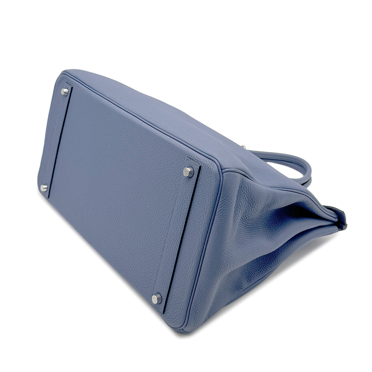 HERMES BIRKIN 40 BLUE BRIGHTON TOGO HAND BAG C SHW 90267756