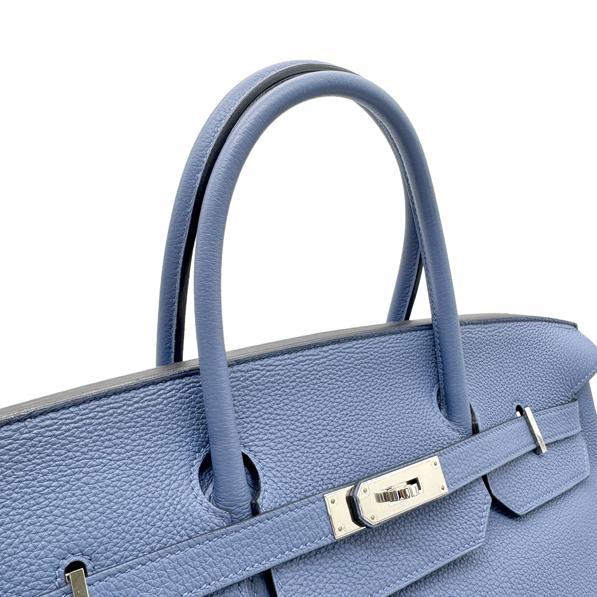 HERMES BIRKIN 40 BLUE BRIGHTON TOGO HAND BAG C SHW 90267756