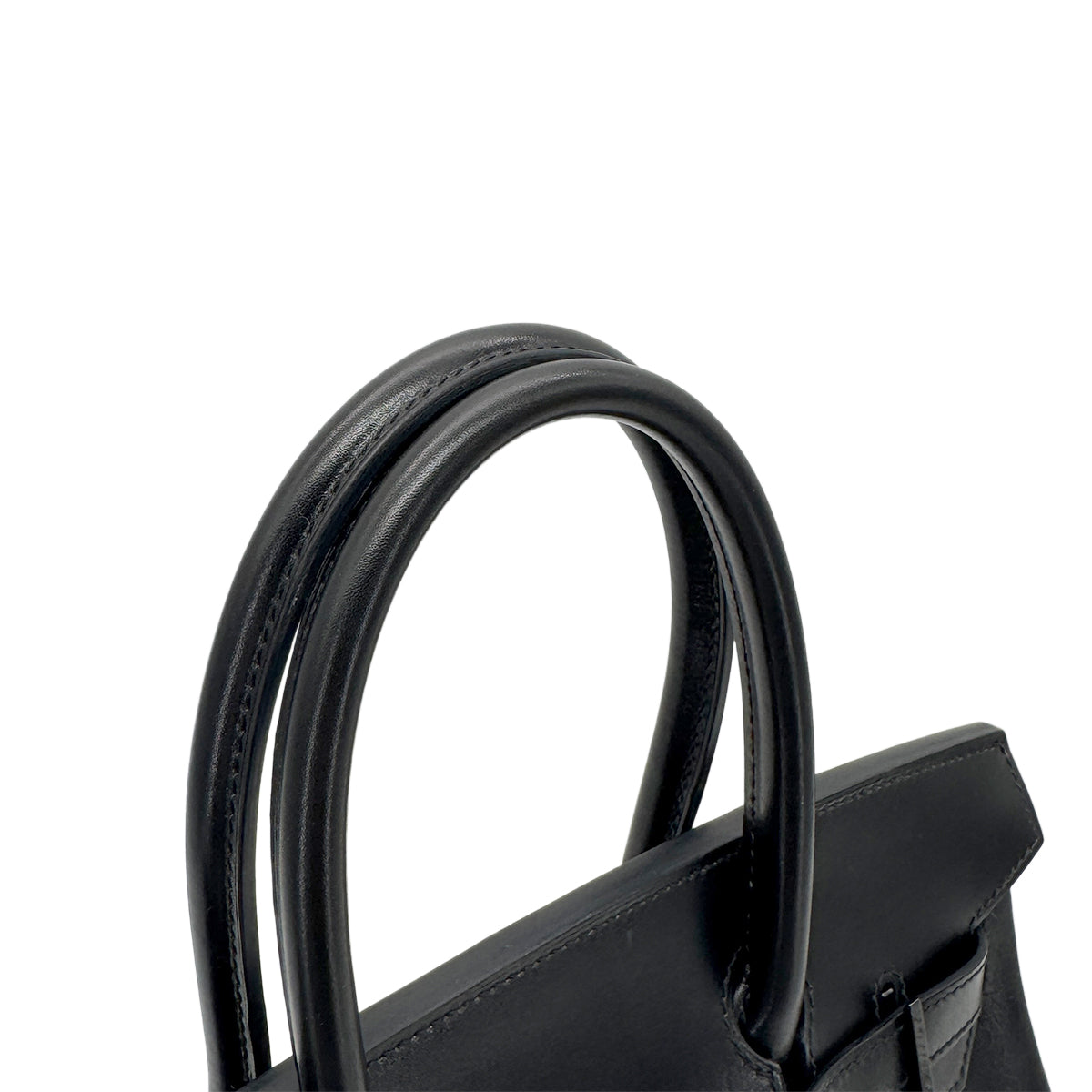 HERMES BIRKIN 30 SO BLACK BOX CALF HAND BAG ▢N 90267761
