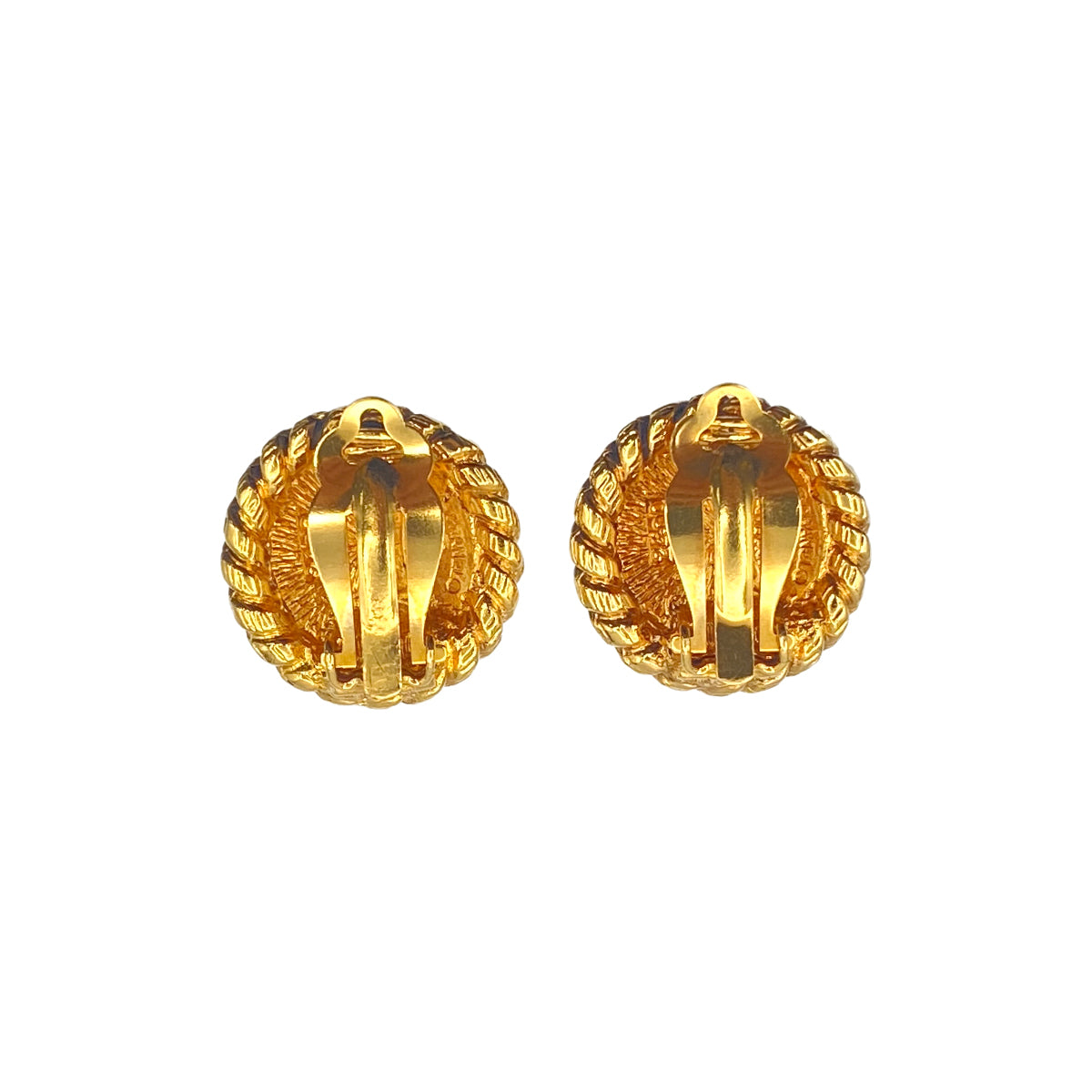 CHANEL VINTAGE EARRINGS COCOMARK ROUND ACCESSORY 90267791
