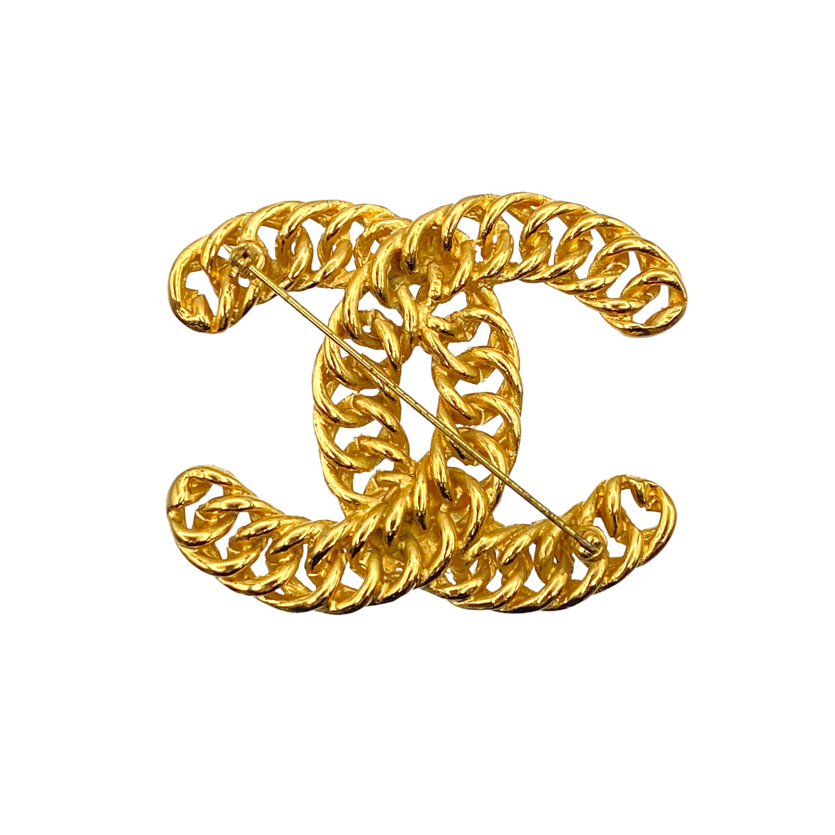 CHANEL VINTAGE COCO MARK BROOCH ACCESSORY 90267795