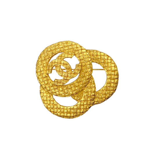 CHANEL VINTAGE COCOMARK BROOCH ROUND ACCESSORY 29 90267804