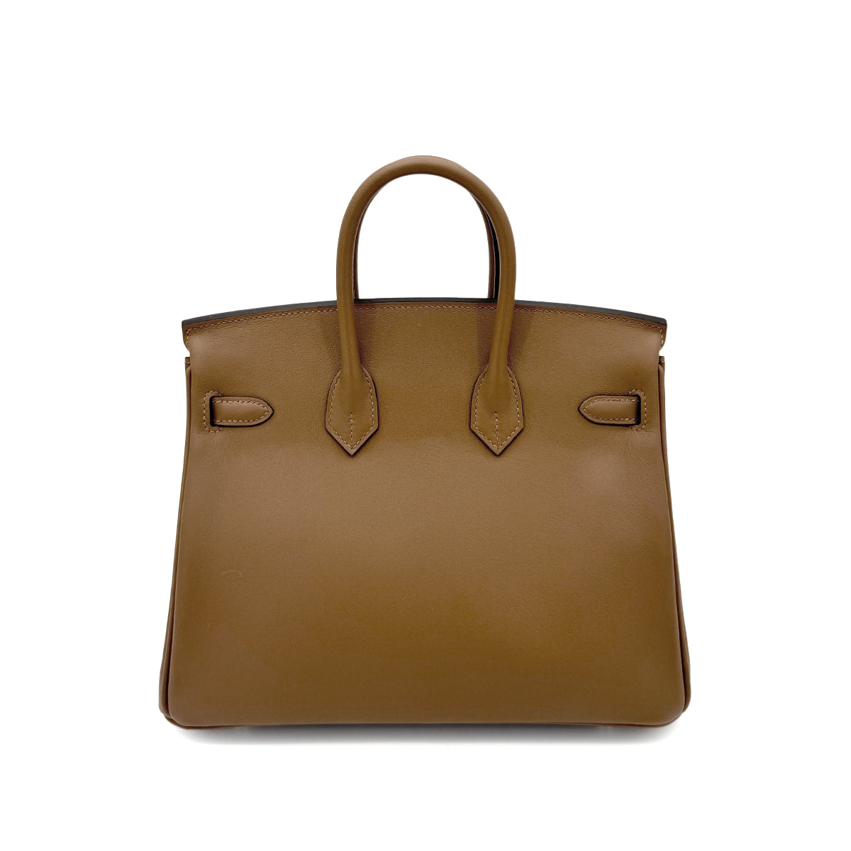 HERMES BIRKIN 25 VERSO ALEZAN BEIGE MARFA SWIFT HAND BAG W SHW 90268064