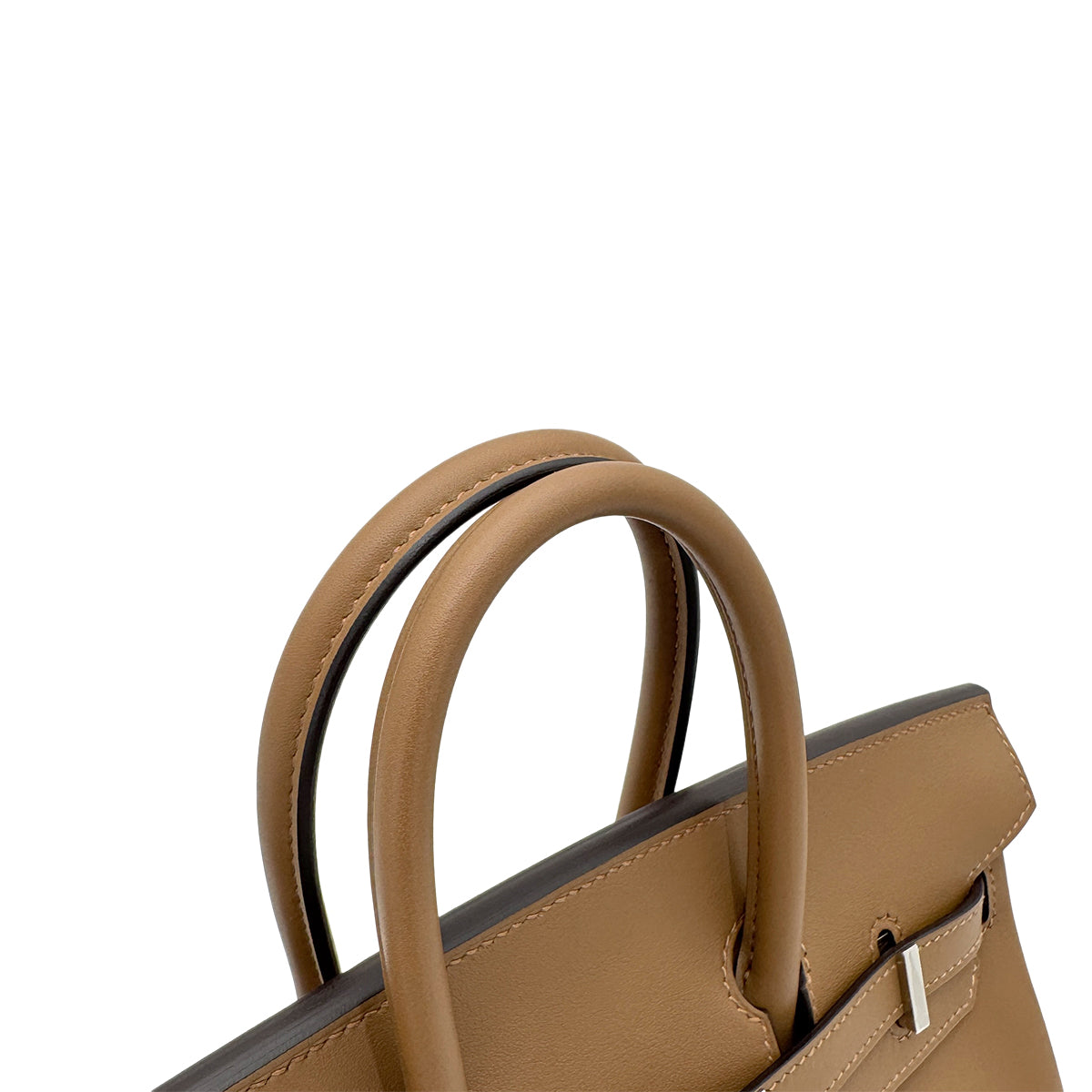 HERMES BIRKIN 25 VERSO ALEZAN BEIGE MARFA SWIFT HAND BAG W SHW 90268064