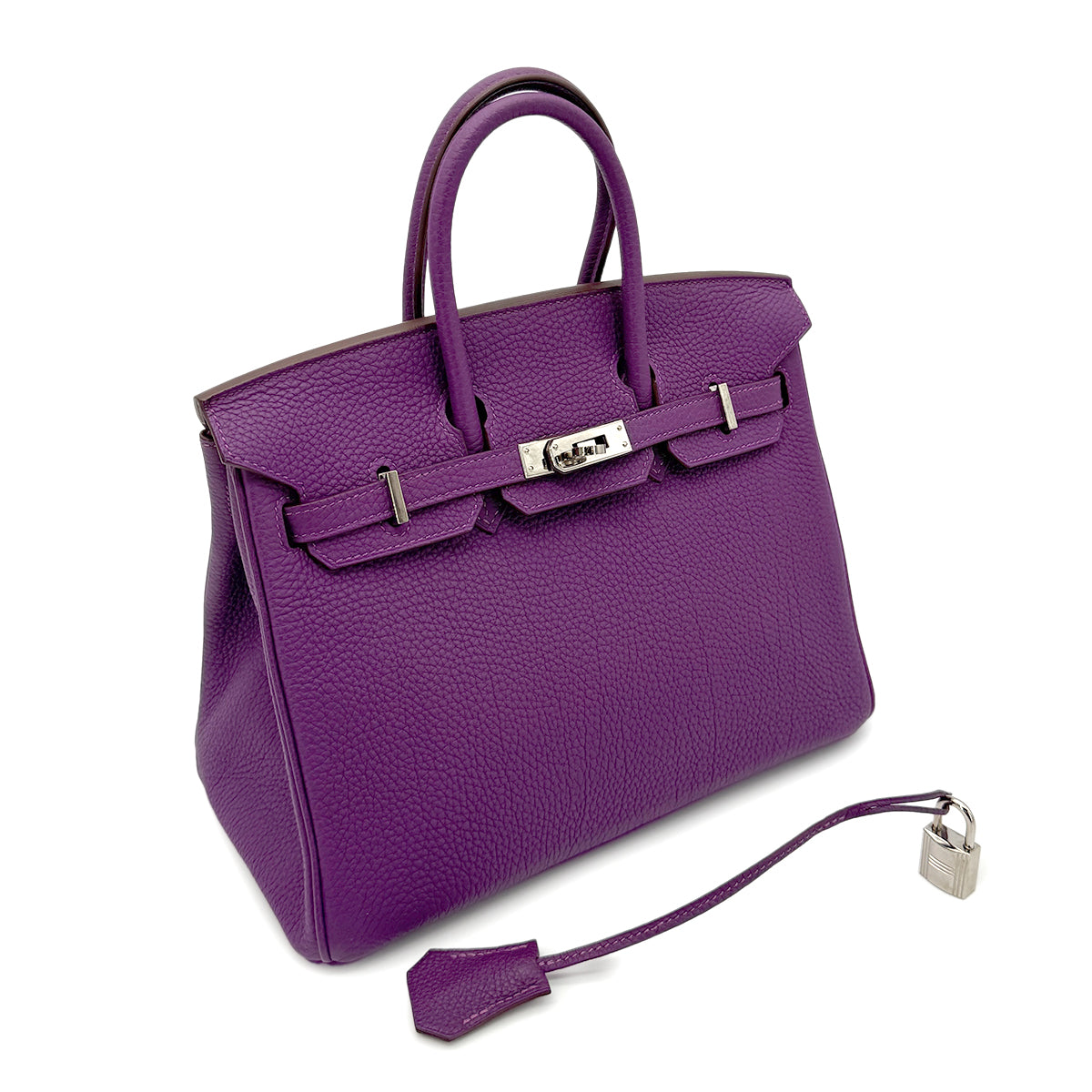 HERMES BIRKIN 25 ANEMONE TOGO HAND BAG □R SHW 90268065