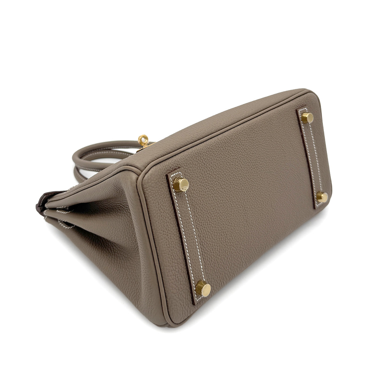 HERMES BIRKIN 25 ETOUPE TOGO HAND BAG W GHW 90268072