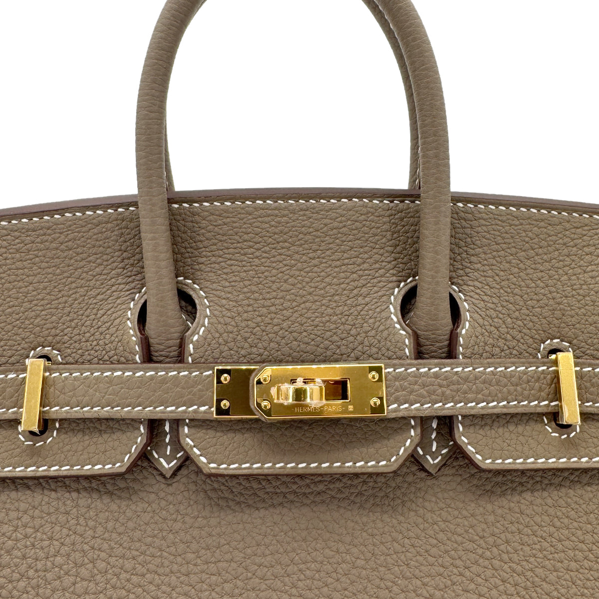 HERMES BIRKIN 25 ETOUPE TOGO HAND BAG W GHW 90268072