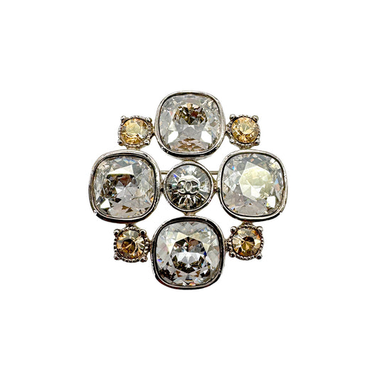 CHANEL COCOMARK BROOCH RHINESTONE ACCESSORY A12V 90268093