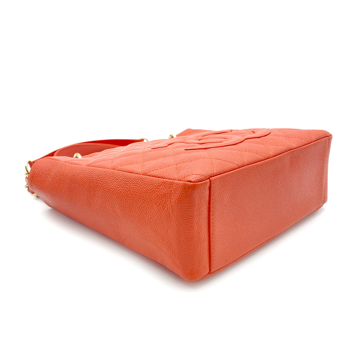 CHANEL VINTAGE PST CHAIN TOTE BAG PINK CAVIAR SKIN 90268195