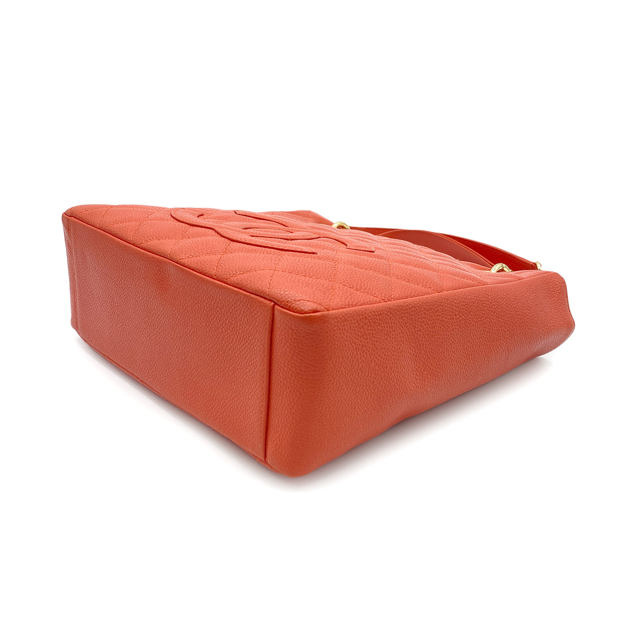 CHANEL VINTAGE PST CHAIN TOTE BAG PINK CAVIAR SKIN 90268195