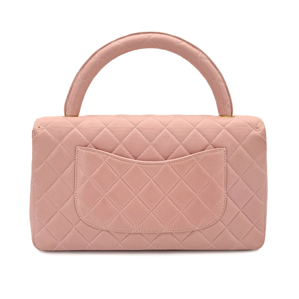 CHANEL VINTAGE PARENT-CHILD BAG PARENTS ONLY PINK LAMB SKIN 90268200