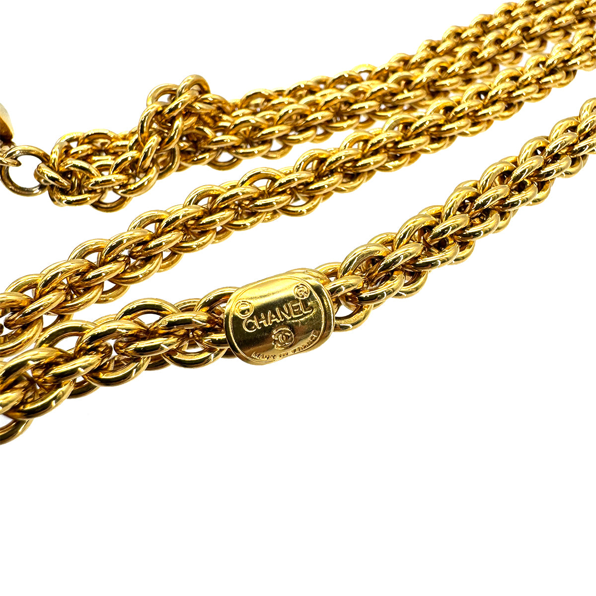 CHANEL VINTAGE NECKLACE COCOMARK BALL ACCESSORY 90268777