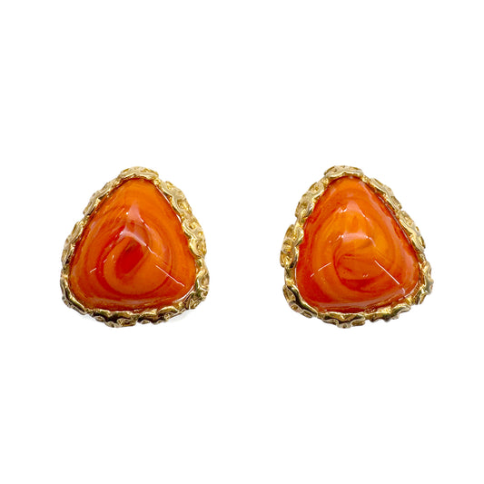 CHANEL VINTAGE EARRINGS COLOR STONE ACCESSORY 28 90268802