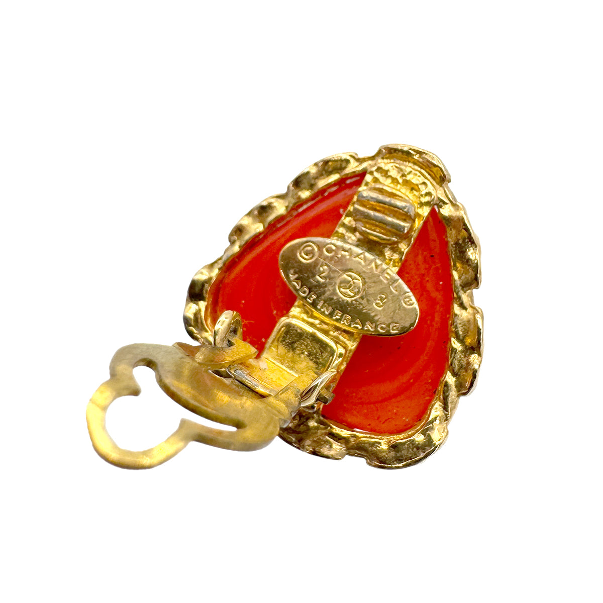 CHANEL VINTAGE EARRINGS COLOR STONE ACCESSORY 28 90268802