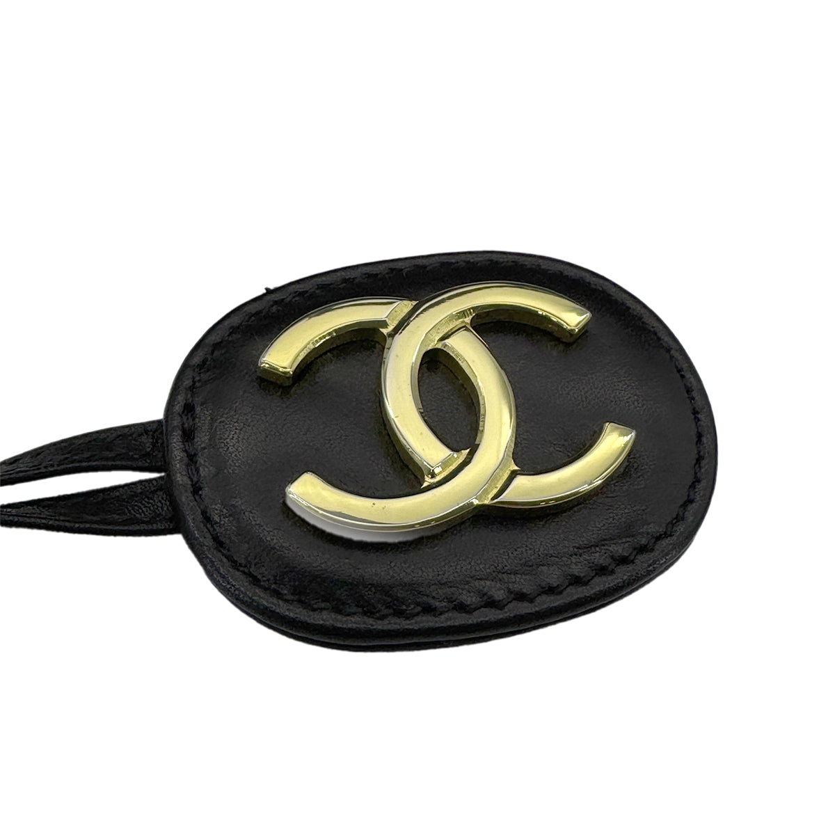 CHANEL VINTAGE BICOLORE BOSTON SHOULDER BAG BLACK LEATHER 90268818