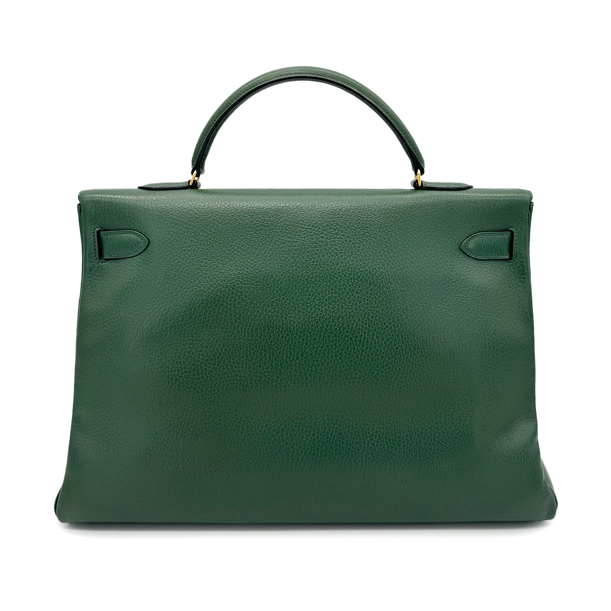 HERMES KELLY 40 RETOURNE GREEN ARDENNES HAND BAG □B GHW 90268830