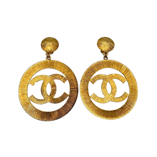 CHANEL VINTAGE EARRINGS COCOMARK SWING ACCESSORY 27 90268860