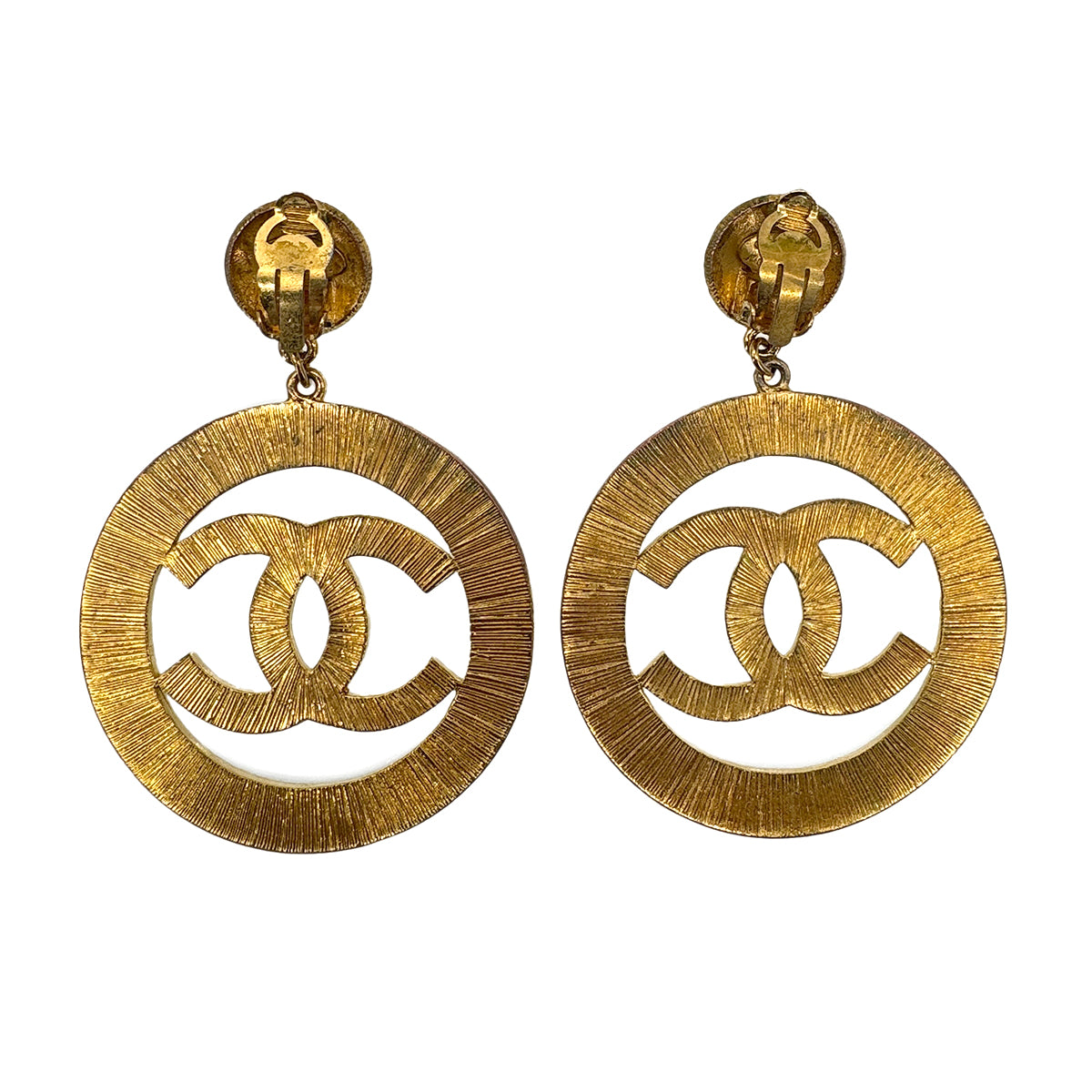 CHANEL VINTAGE EARRINGS COCOMARK SWING ACCESSORY 27 90268860