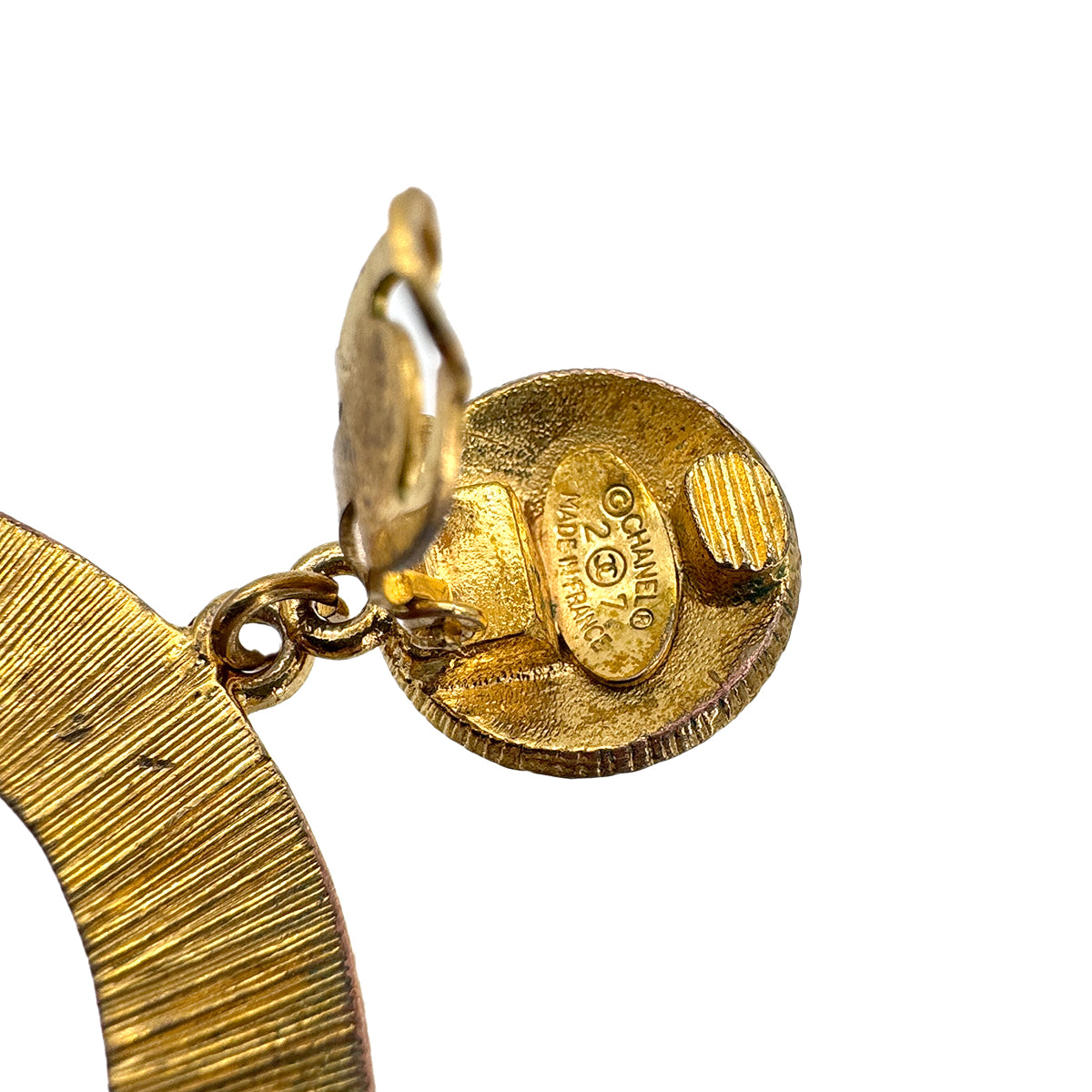 CHANEL VINTAGE EARRINGS COCOMARK SWING ACCESSORY 27 90268860