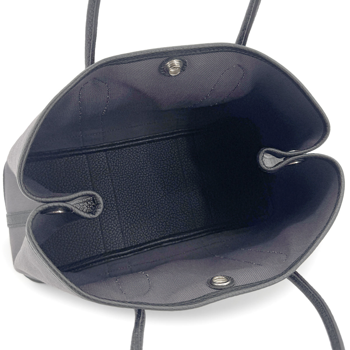 HERMES GARDEN PARTY TPM TOTE BAG ARDOISE TOILE H NEGONDA X 90268900