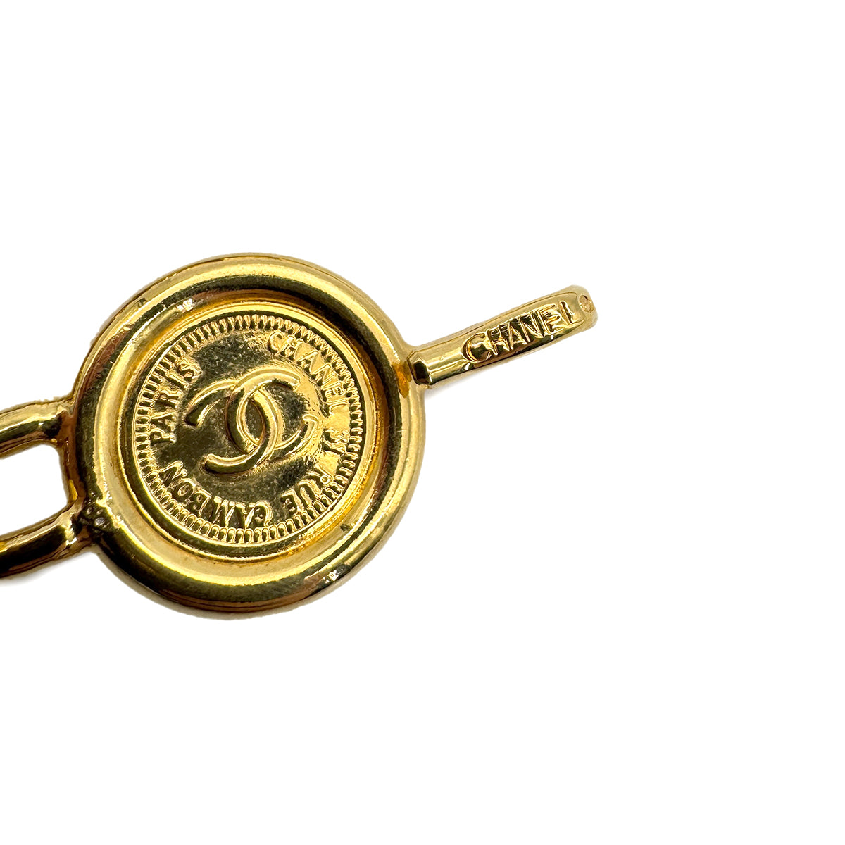 CHANEL VINTAGE CHAIN BELT COCOMARK ACCESSORY 90268922