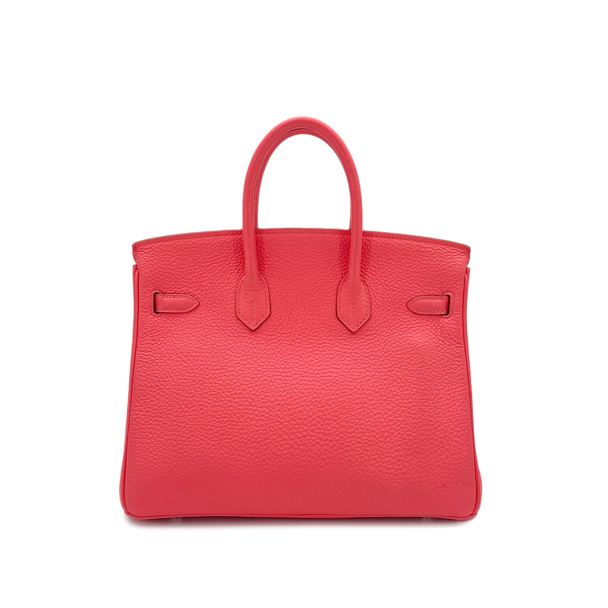 HERMES BIRKIN 25 ROSE LIPSTICK TOGO HAND BAG □Q SHW 90269037