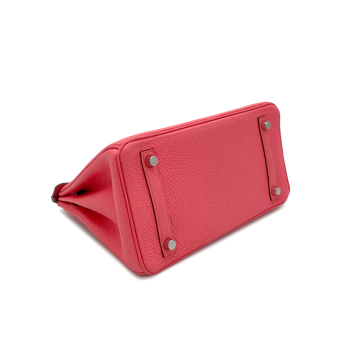 HERMES BIRKIN 25 ROSE LIPSTICK TOGO HAND BAG □Q SHW 90269037