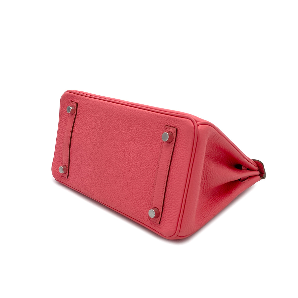 HERMES BIRKIN 25 ROSE LIPSTICK TOGO HAND BAG □Q SHW 90269037