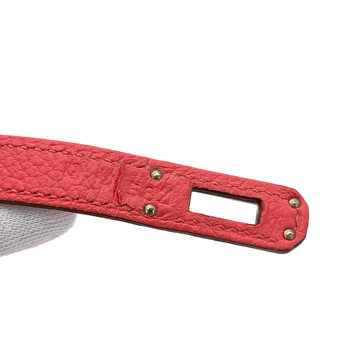 HERMES BIRKIN 25 ROSE LIPSTICK TOGO HAND BAG □Q SHW 90269037