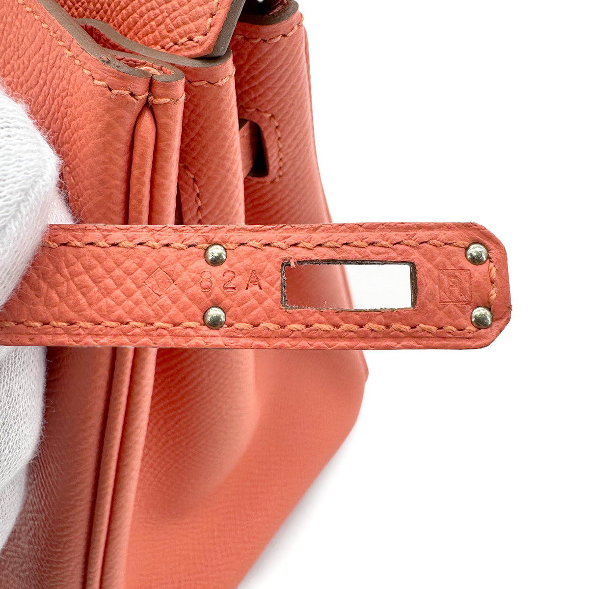 HERMES BIRKIN 25 MANGO VEAU EPSOM HAND BAG □R SHW 90269038