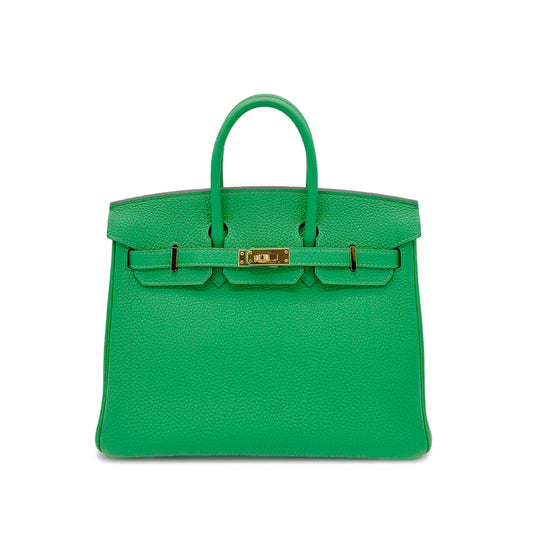 HERMES BIRKIN 25 BAMBOO TOGO HAND BAG Y GHW 90269051